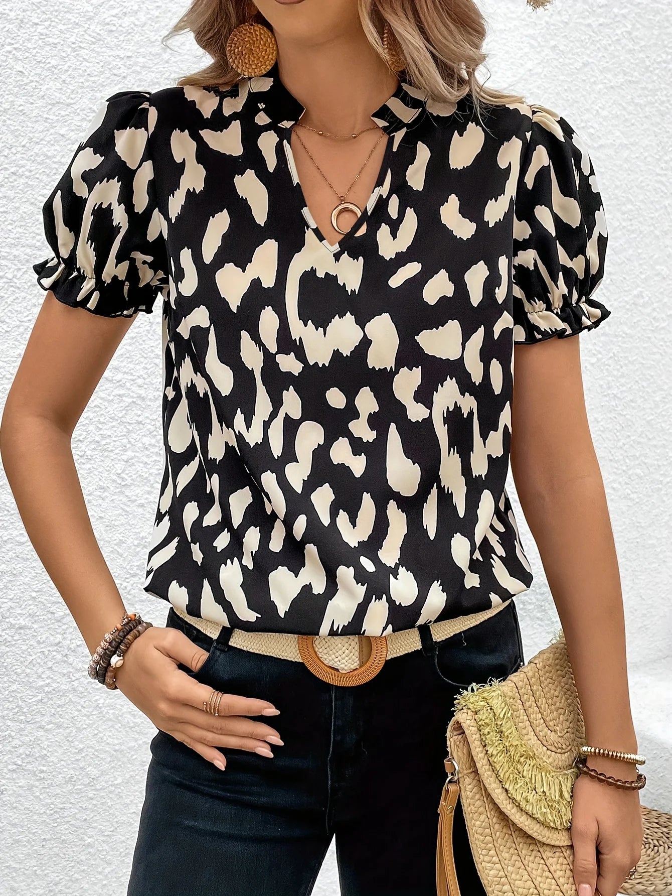 JOYCE | Panter Print Top