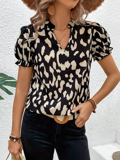 JOYCE | Panter Print Top