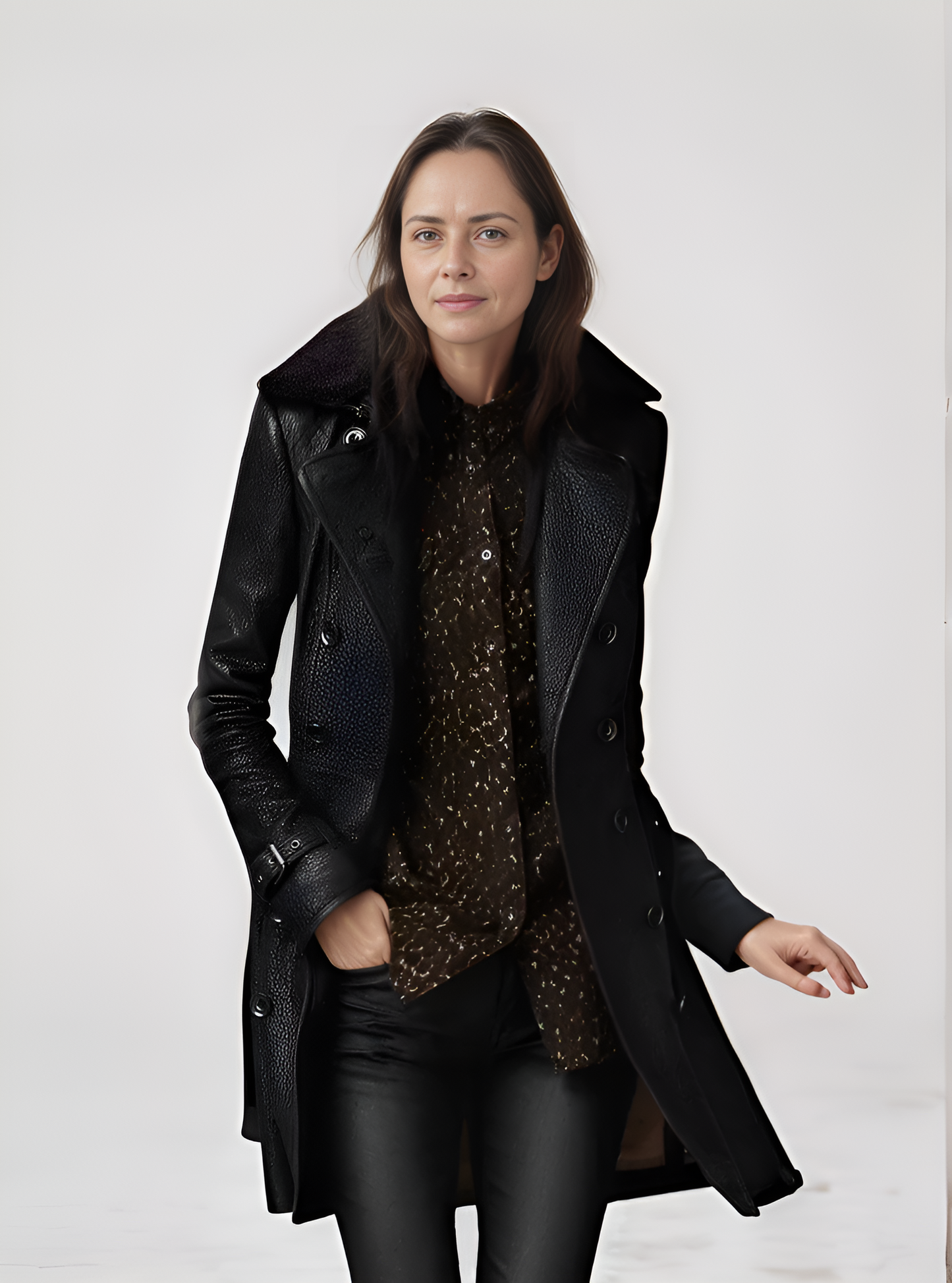 LAURA'S | Elegante Cappotto in Pelle